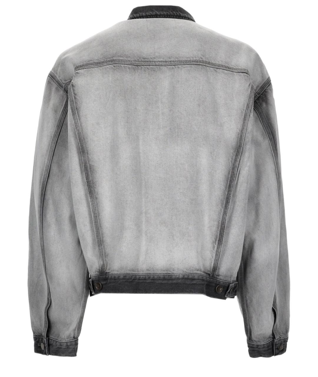 DIESEL Серая хлопковая куртка, фото 2