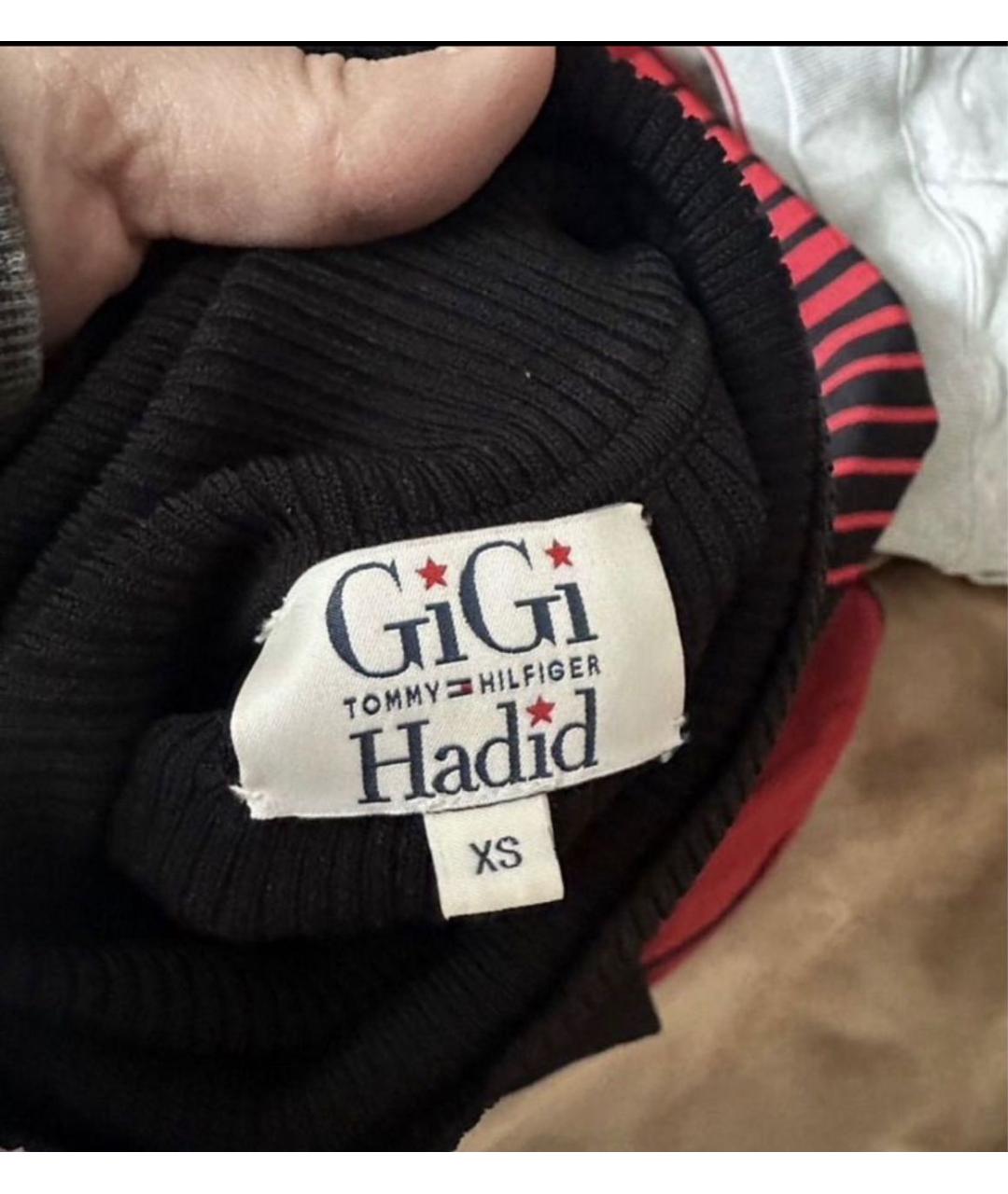 TOMMY HILFIGER Черная водолазка, фото 3