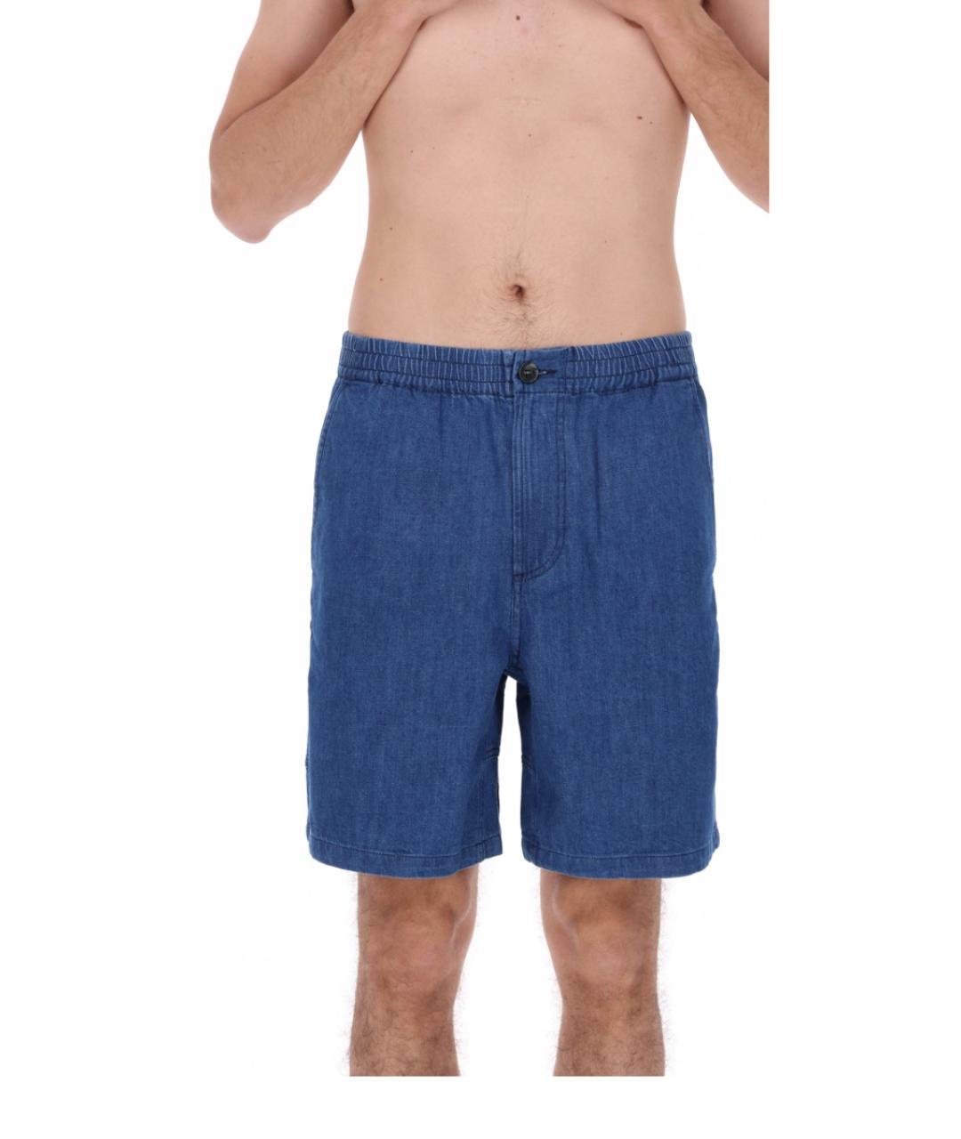 A.P.C. Синие хлопковые шорты, фото 2