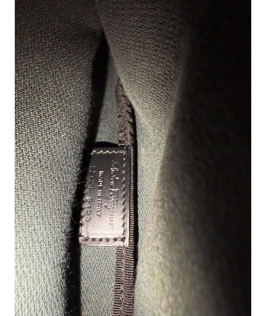 FERRAGAMO Черная сумка на плечо, фото 8