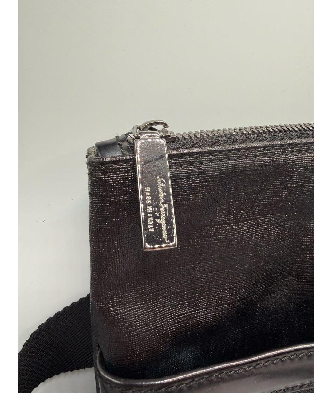 FERRAGAMO Черная сумка на плечо, фото 7