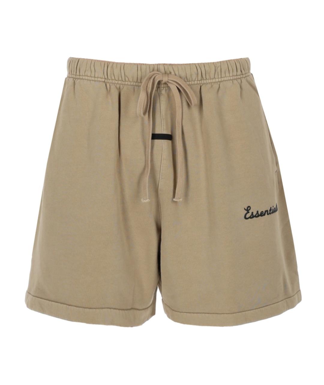 FEAR OF GOD ESSENTIALS Бежевые хлопковые шорты, фото 1