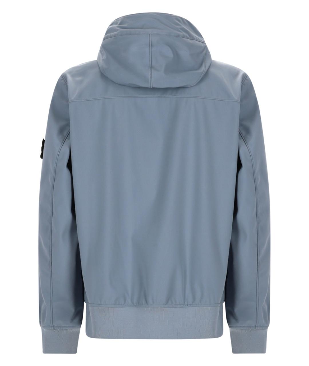 STONE ISLAND Синяя полиэстеровая куртка, фото 2