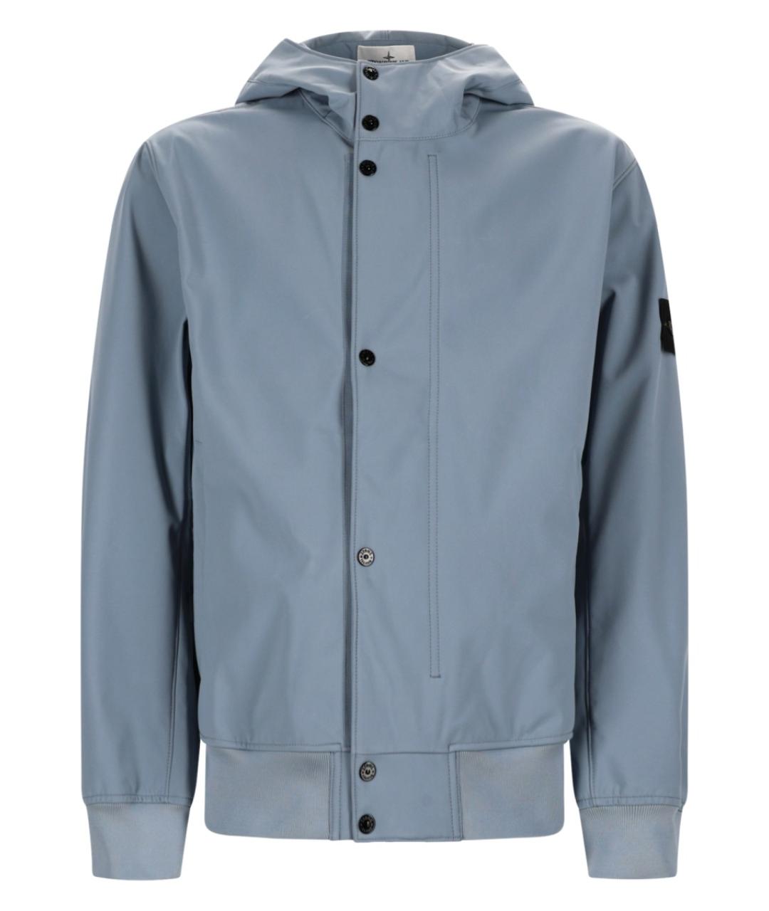 STONE ISLAND Синяя полиэстеровая куртка, фото 1