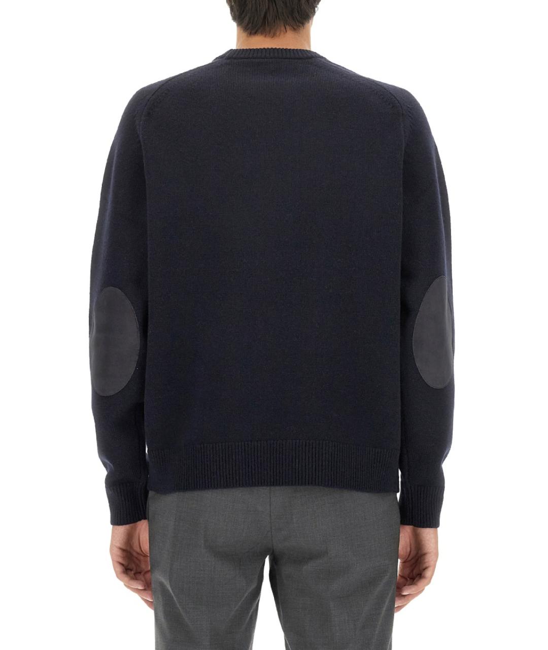 THEORY Синий шерстяной джемпер / свитер, фото 3