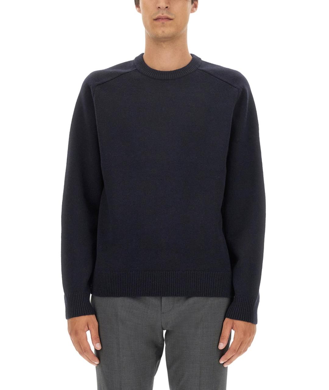 THEORY Синий шерстяной джемпер / свитер, фото 1