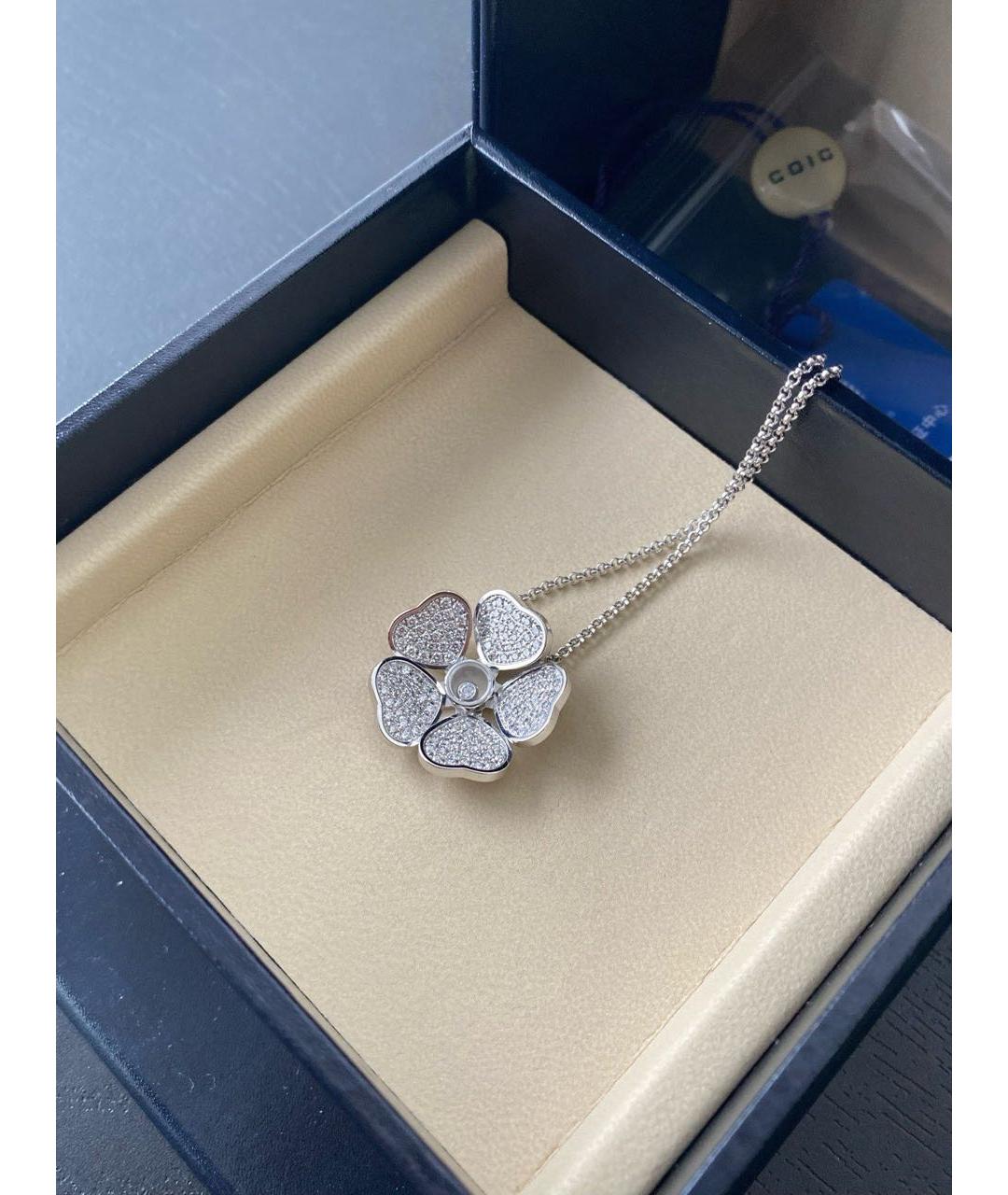 CHOPARD Серебряное колье из белого золота, фото 3