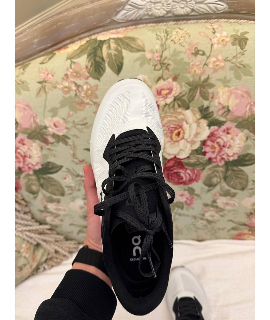 ON Белые текстильные низкие кроссовки / кеды, фото 6