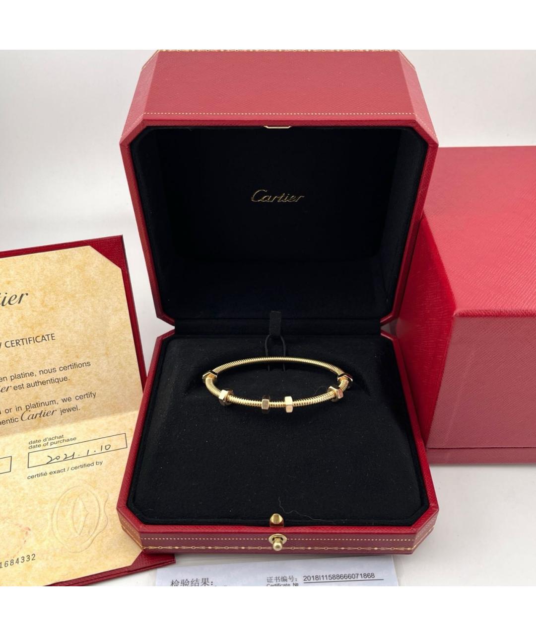 CARTIER Золотой браслет из розового золота, фото 6