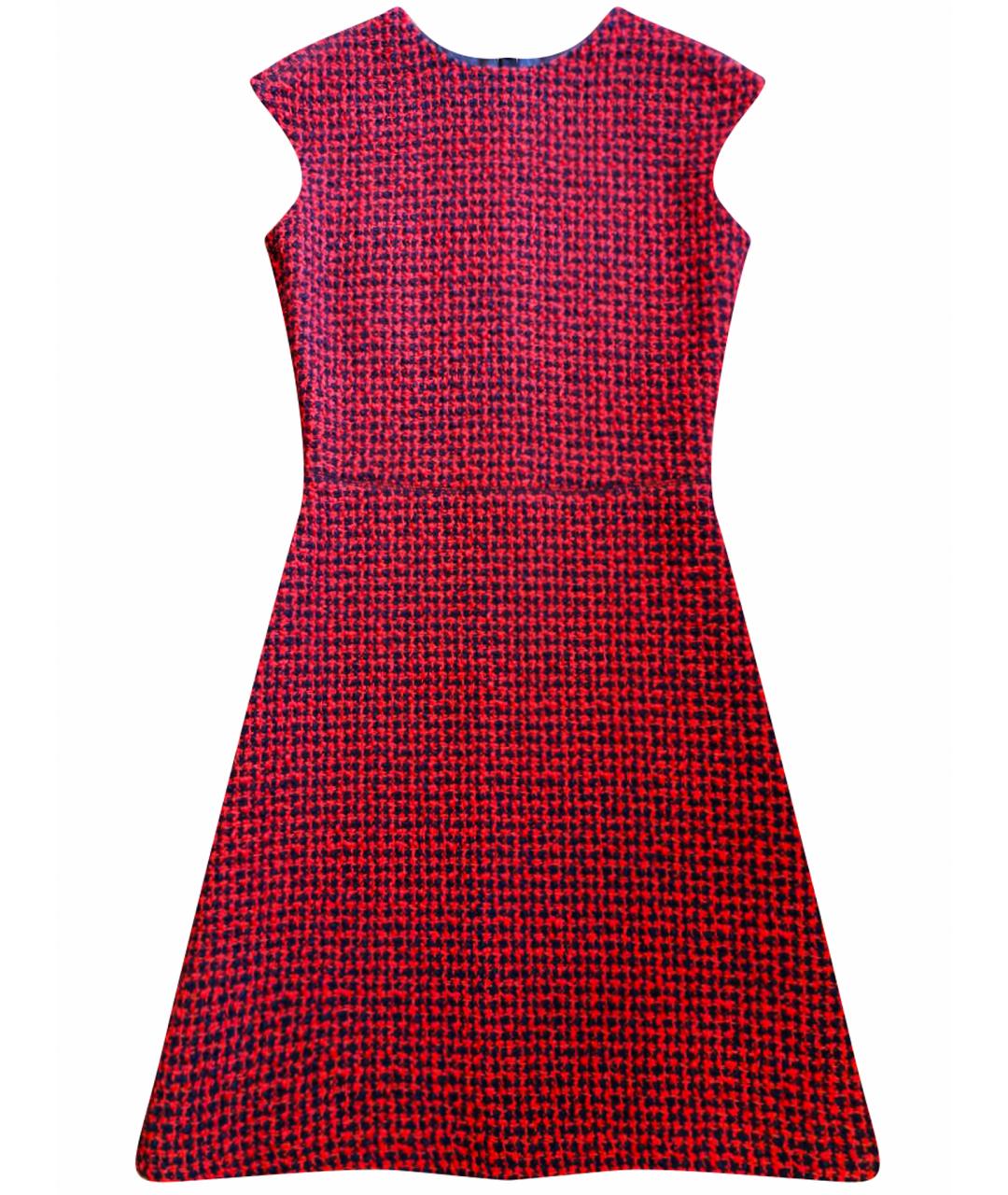 ESCADA Красное шерстяное повседневное платье, фото 1