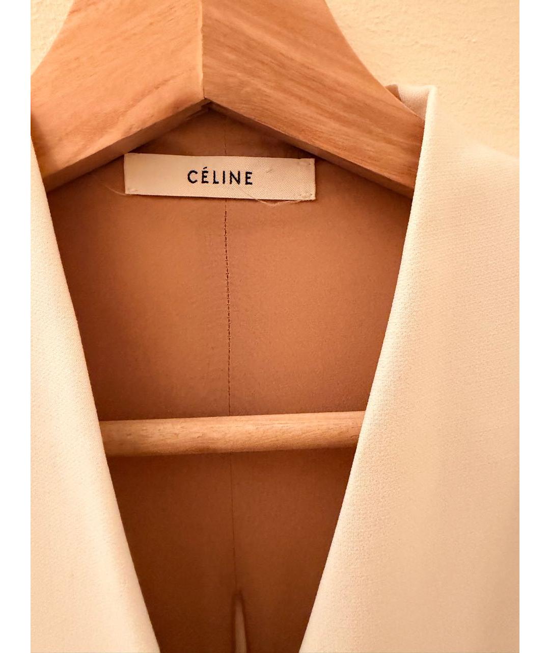 CELINE Мульти шелковое коктейльное платье, фото 3