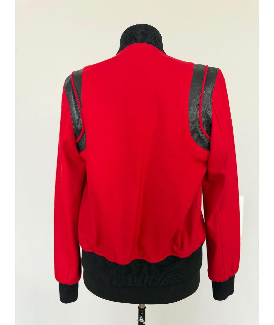 SAINT LAURENT Красная шерстяная куртка, фото 2
