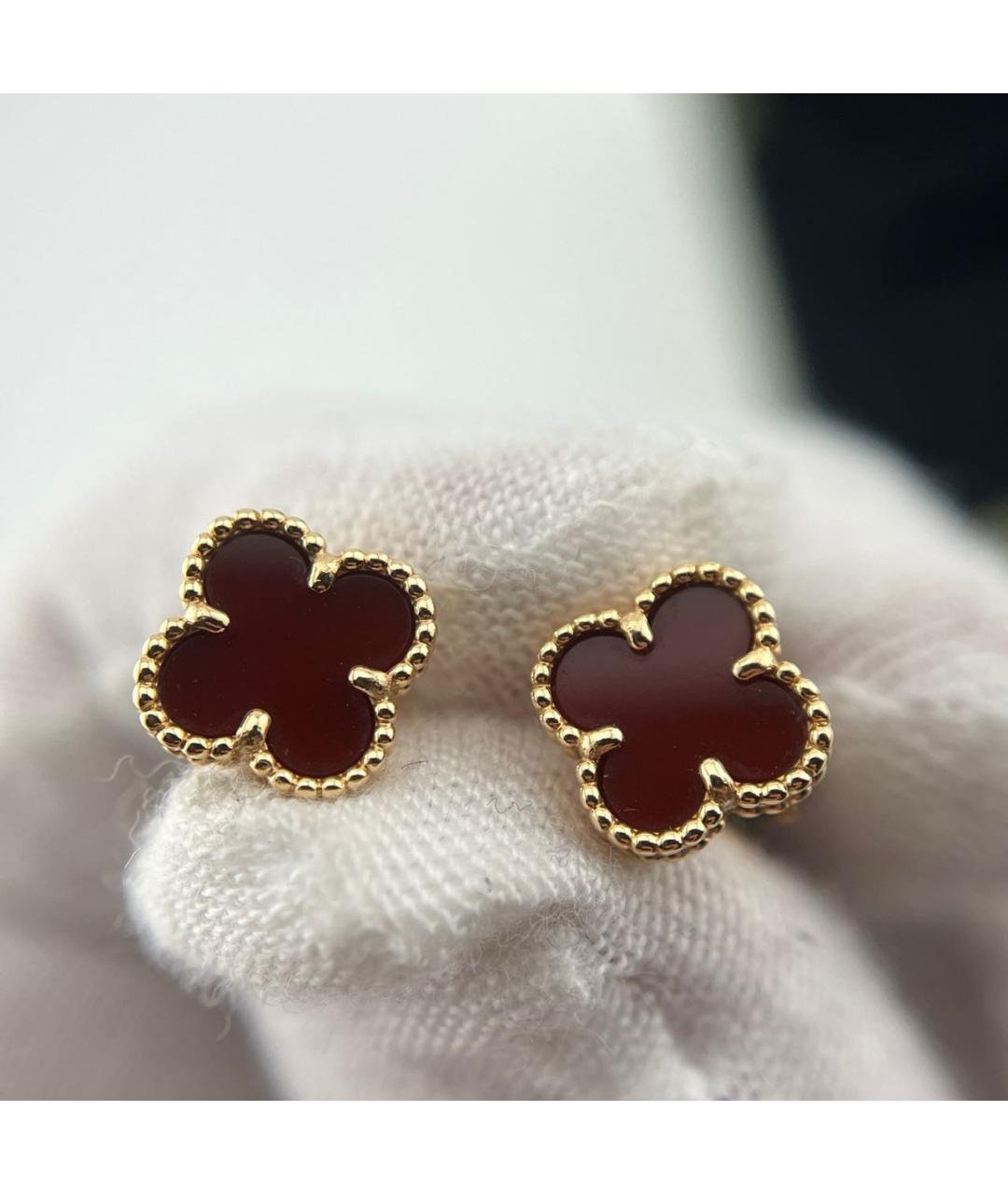 VAN CLEEF & ARPELS Золотые серьги из желтого золота, фото 6