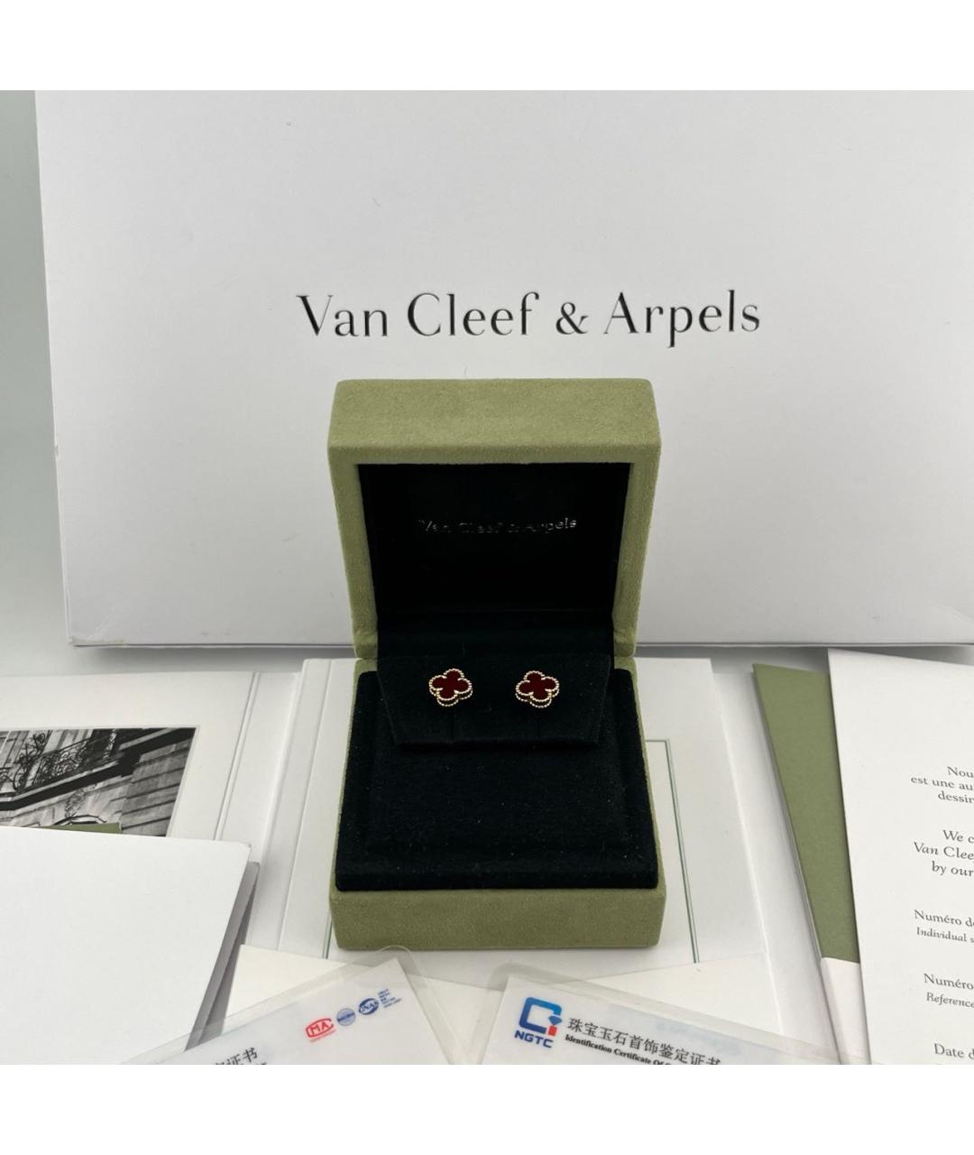 VAN CLEEF & ARPELS Золотые серьги из желтого золота, фото 2