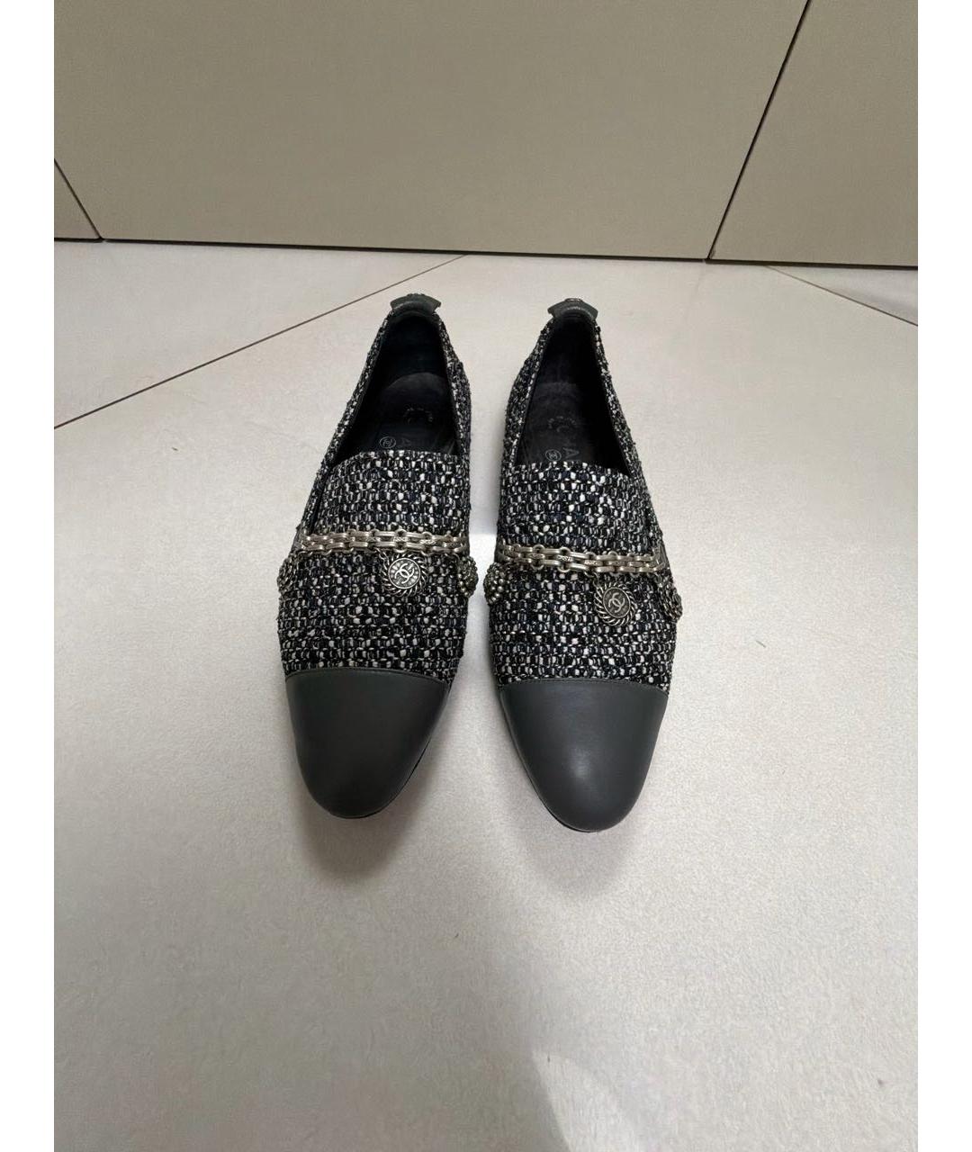 CHANEL Черные балетки, фото 2