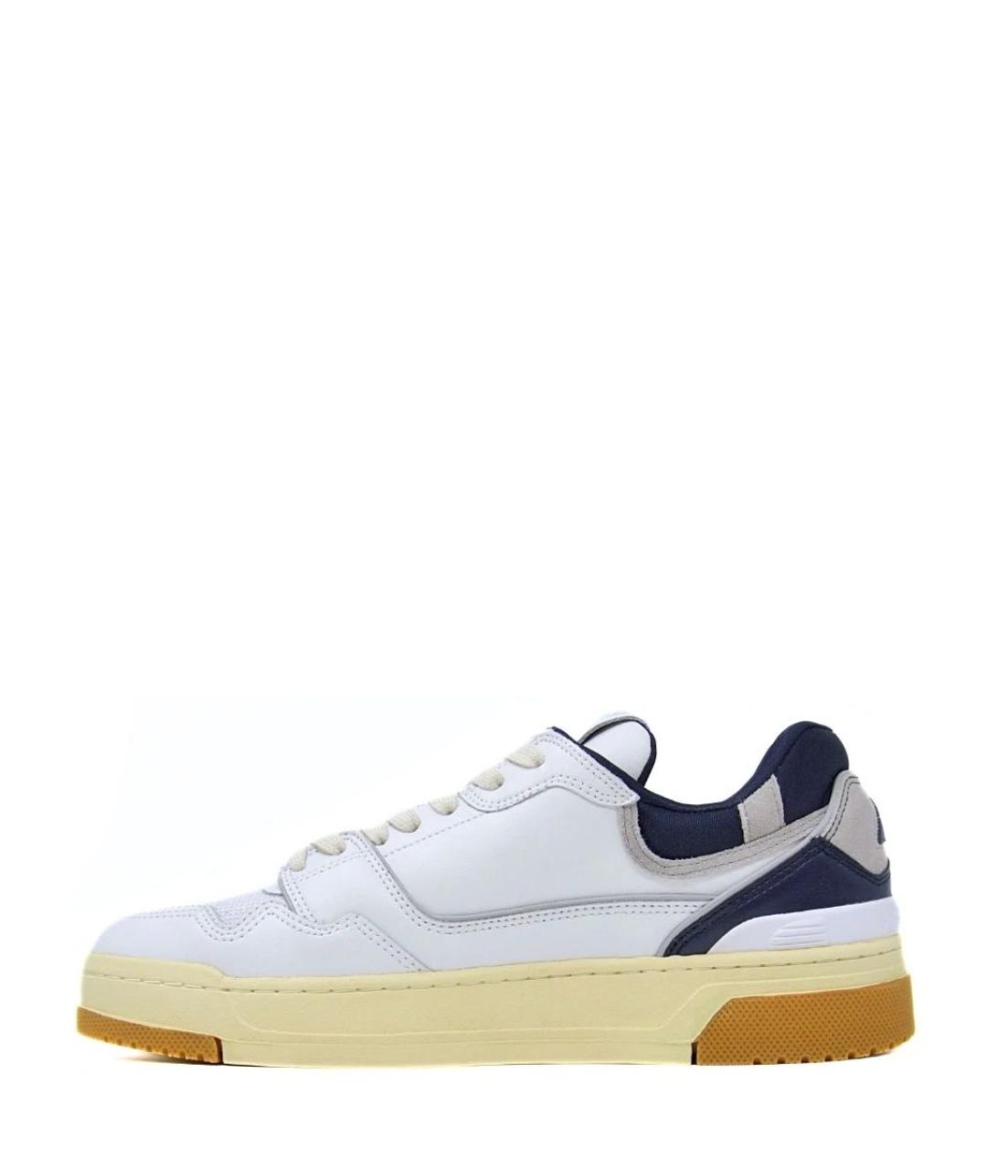 AUTRY Белые кожаные низкие кроссовки / кеды, фото 3