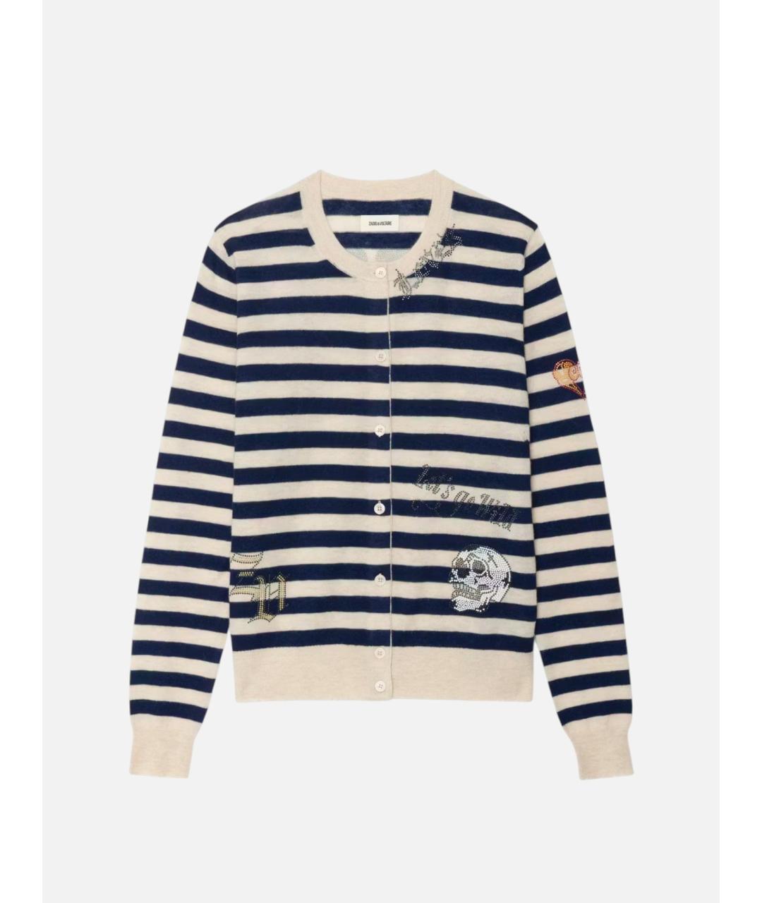 ZADIG & VOLTAIRE Мульти кашемировый кардиган, фото 6