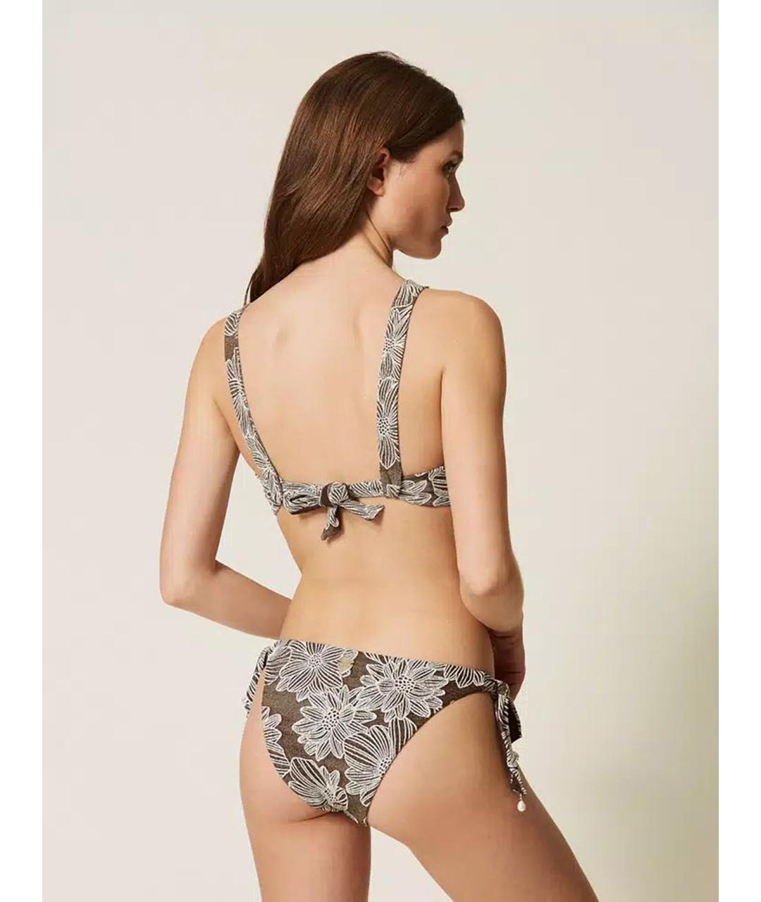 TWIN-SET Мульти полиамидовый купальник, фото 4