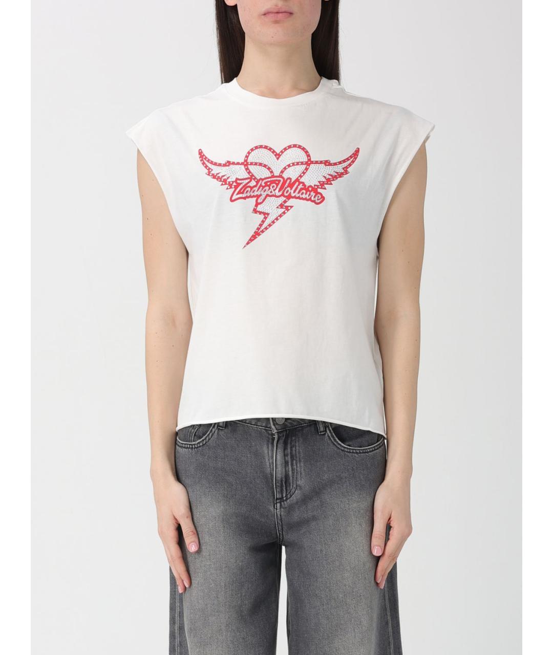 ZADIG & VOLTAIRE Белая футболка, фото 4