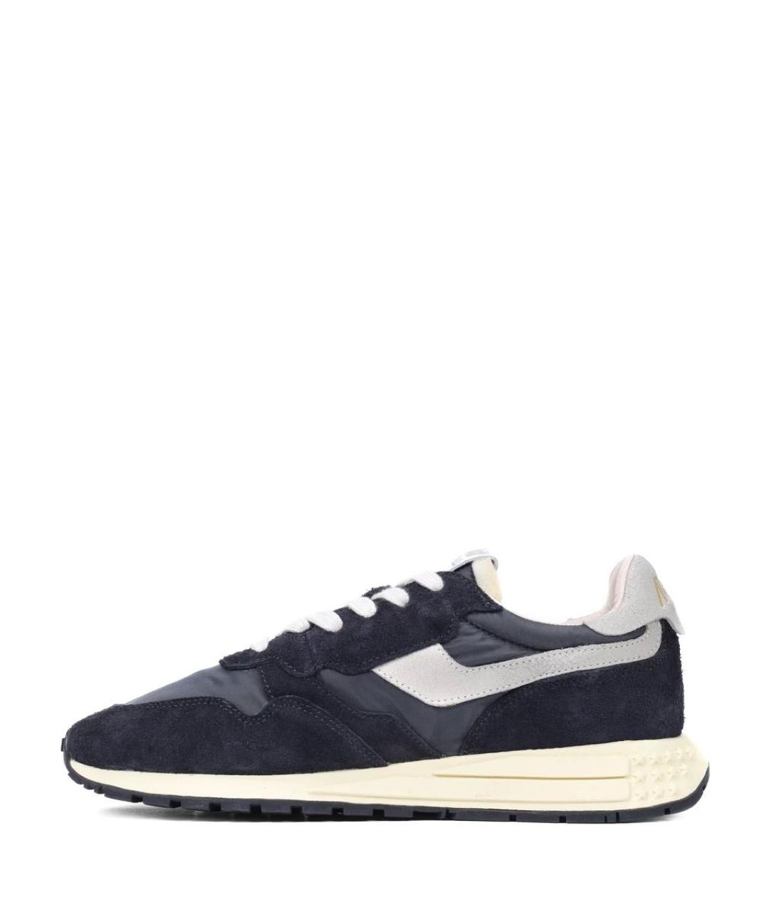 AUTRY Темно-синие замшевые низкие кроссовки / кеды, фото 3