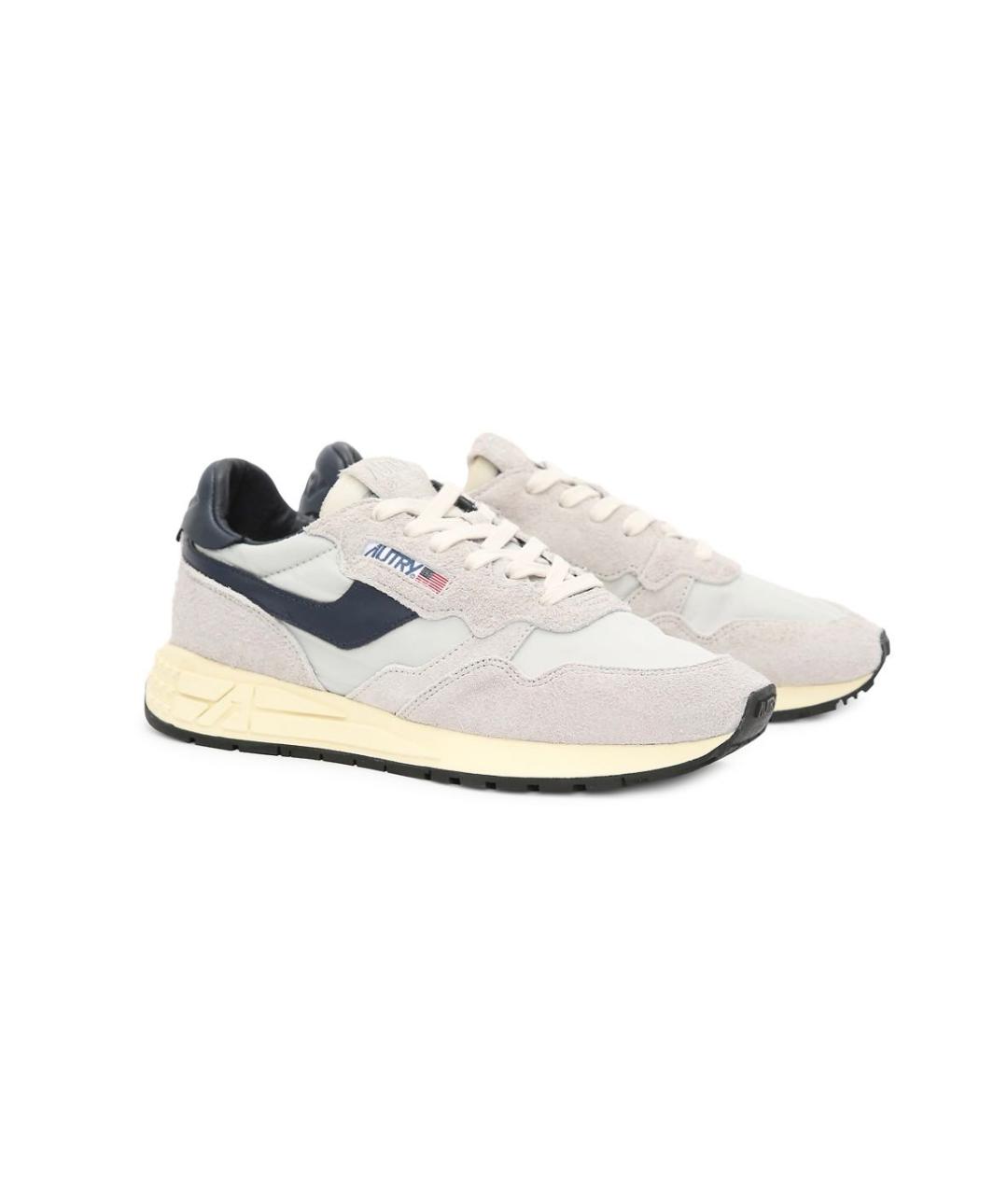 AUTRY Серые замшевые низкие кроссовки / кеды, фото 2