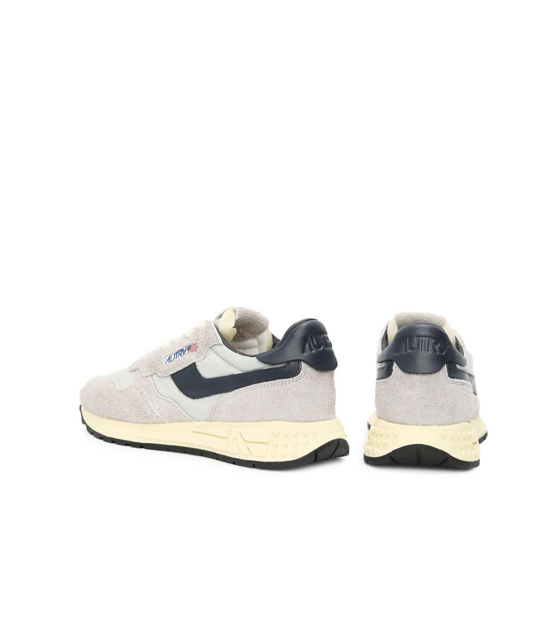 AUTRY Серые замшевые низкие кроссовки / кеды, фото 3