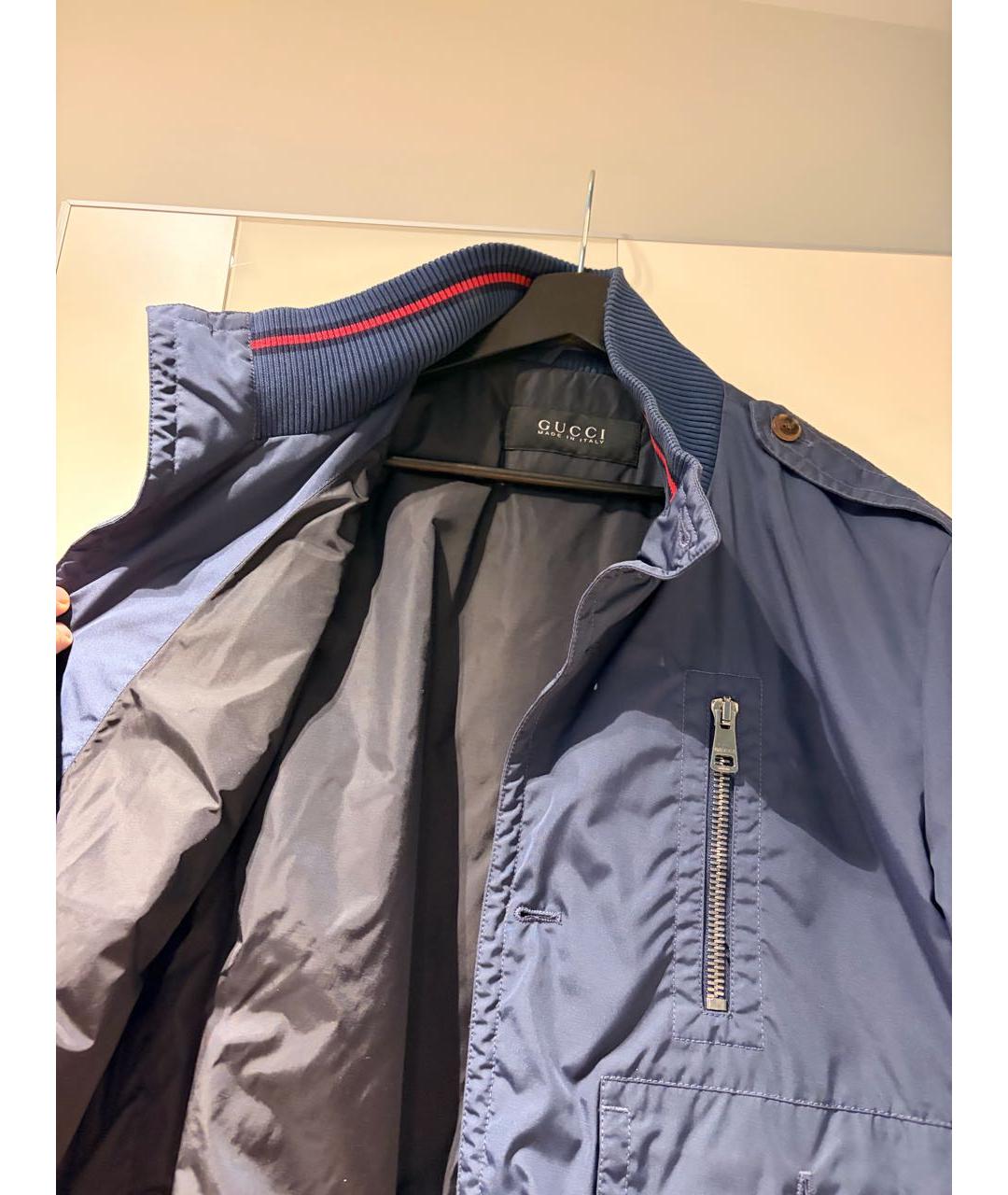 GUCCI Темно-синяя куртка, фото 2