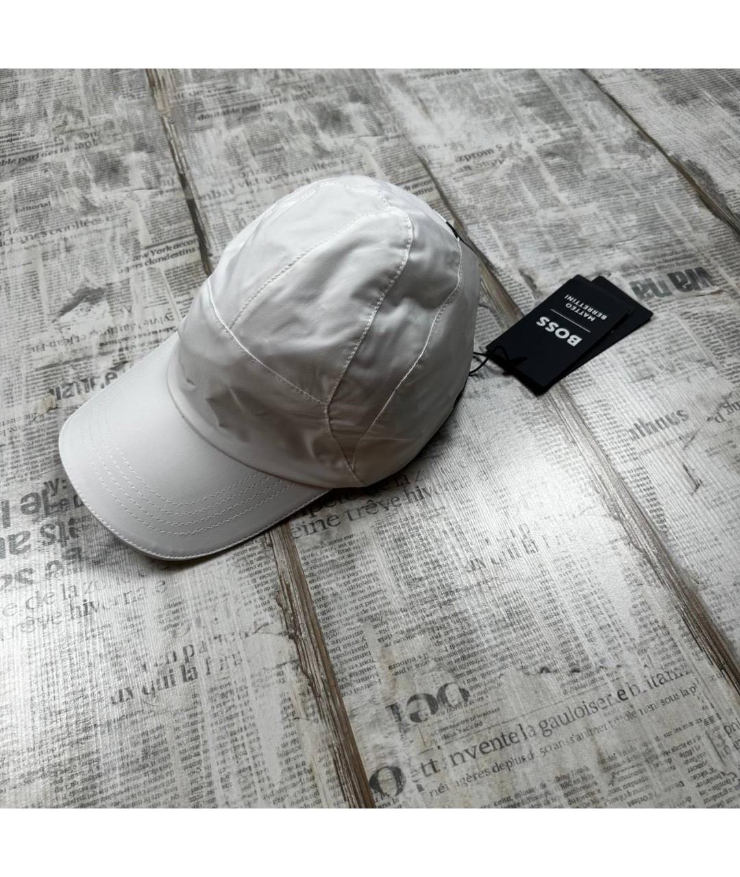 HUGO BOSS Белая кепка/бейсболка, фото 2