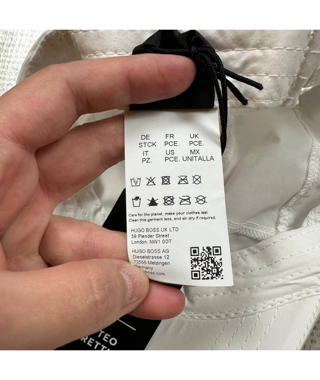 HUGO BOSS Белая кепка/бейсболка, фото 5