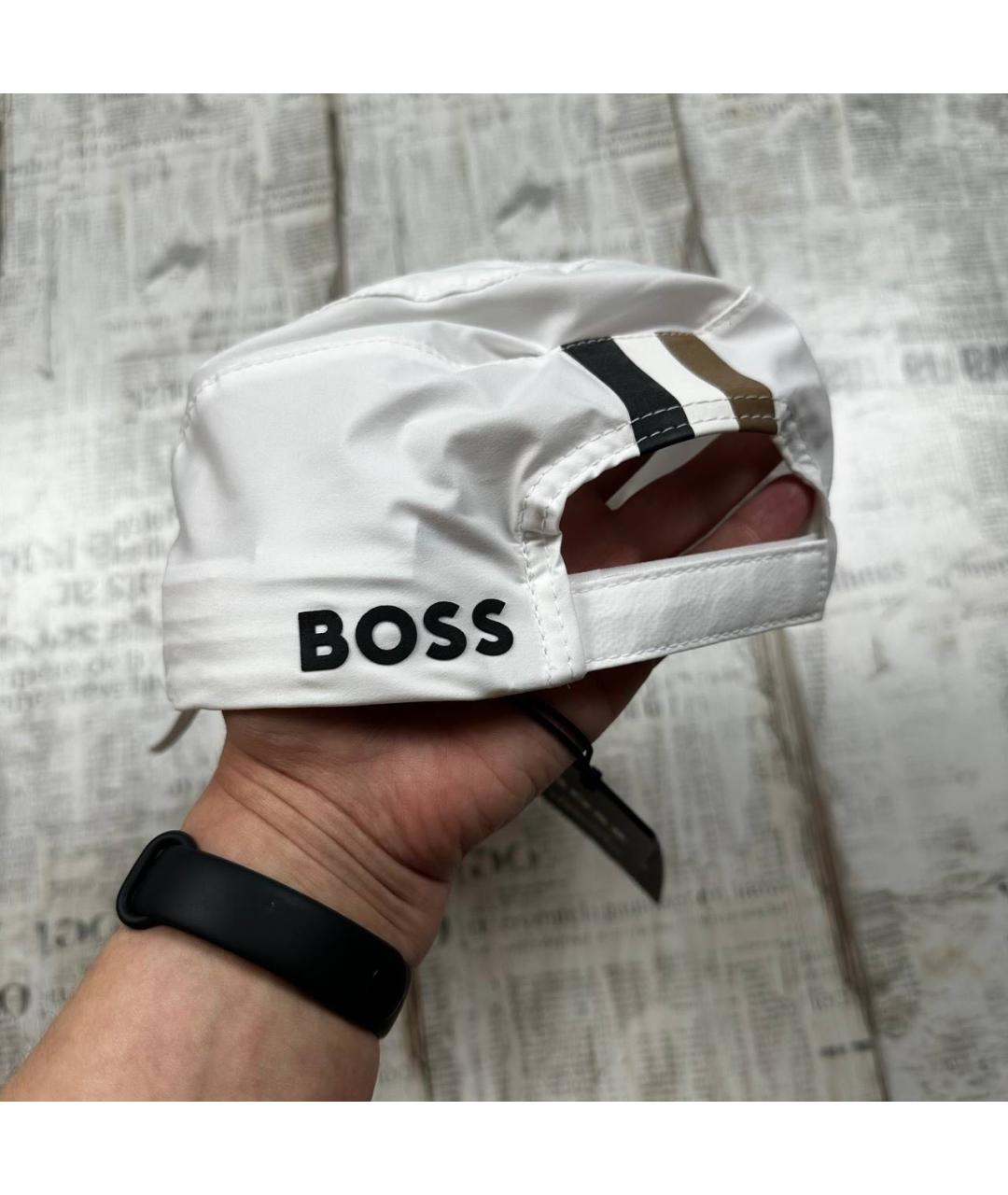 HUGO BOSS Белая кепка/бейсболка, фото 3