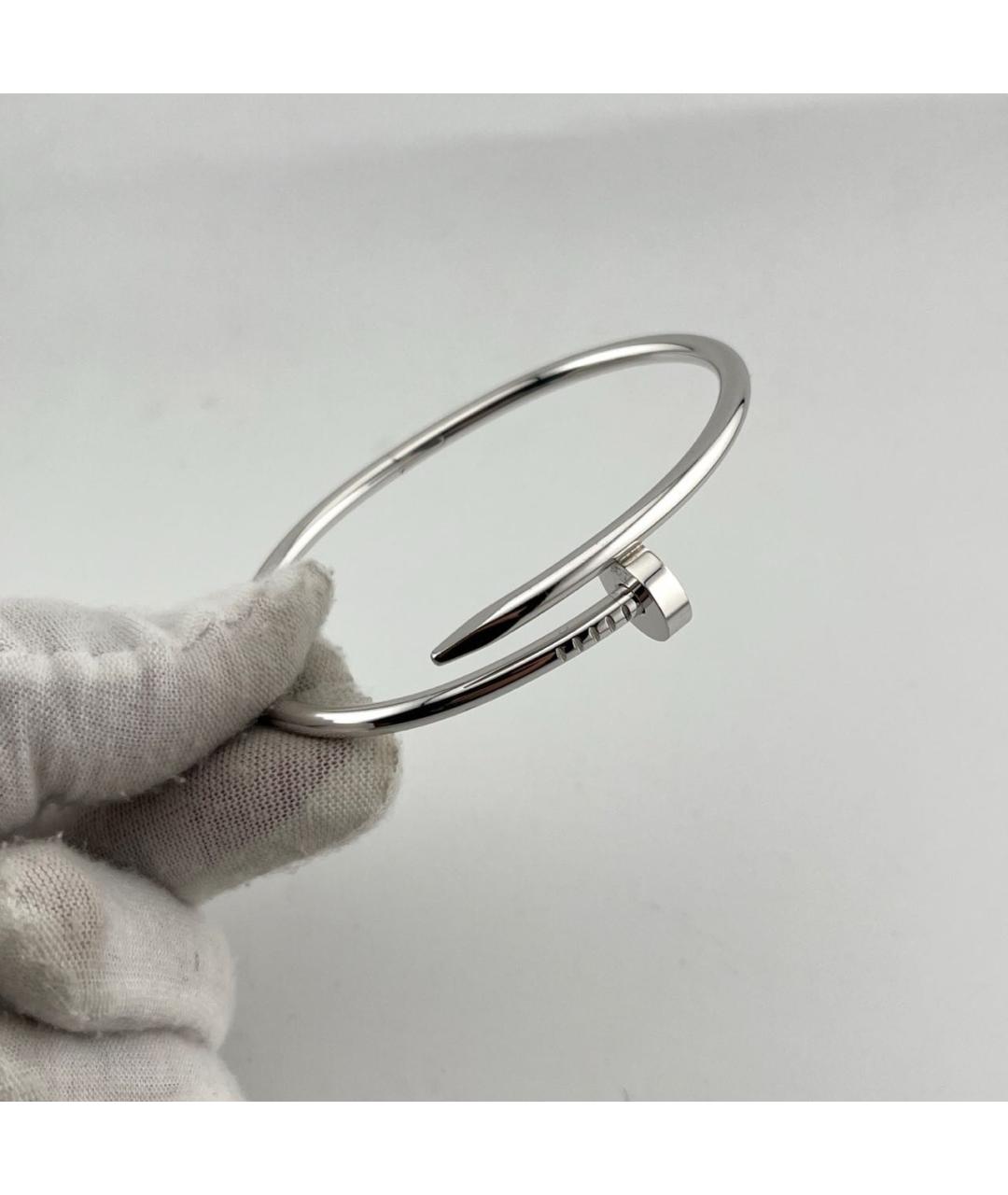 CARTIER Серебрянный браслет из белого золота, фото 4