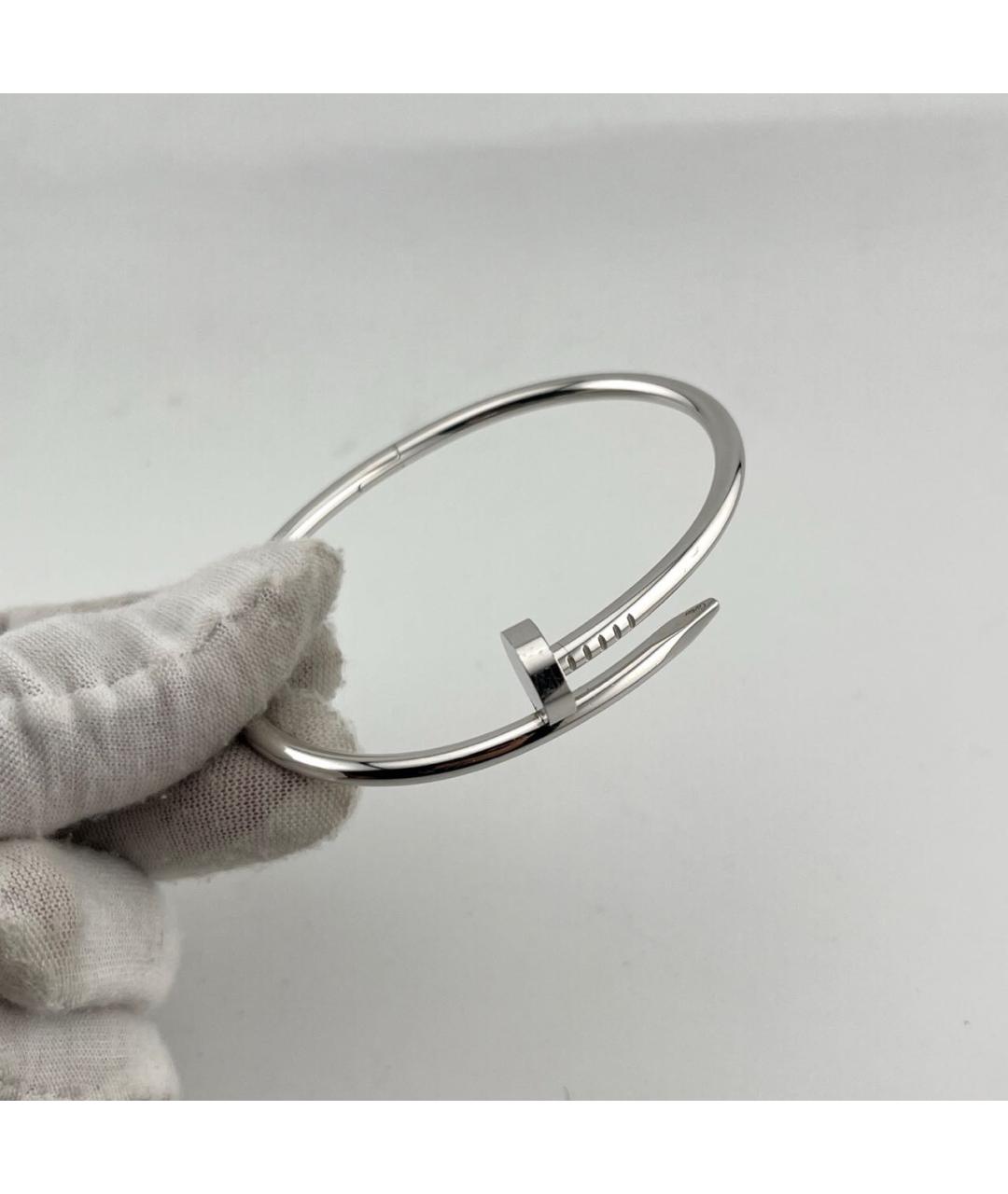 CARTIER Серебрянный браслет из белого золота, фото 3