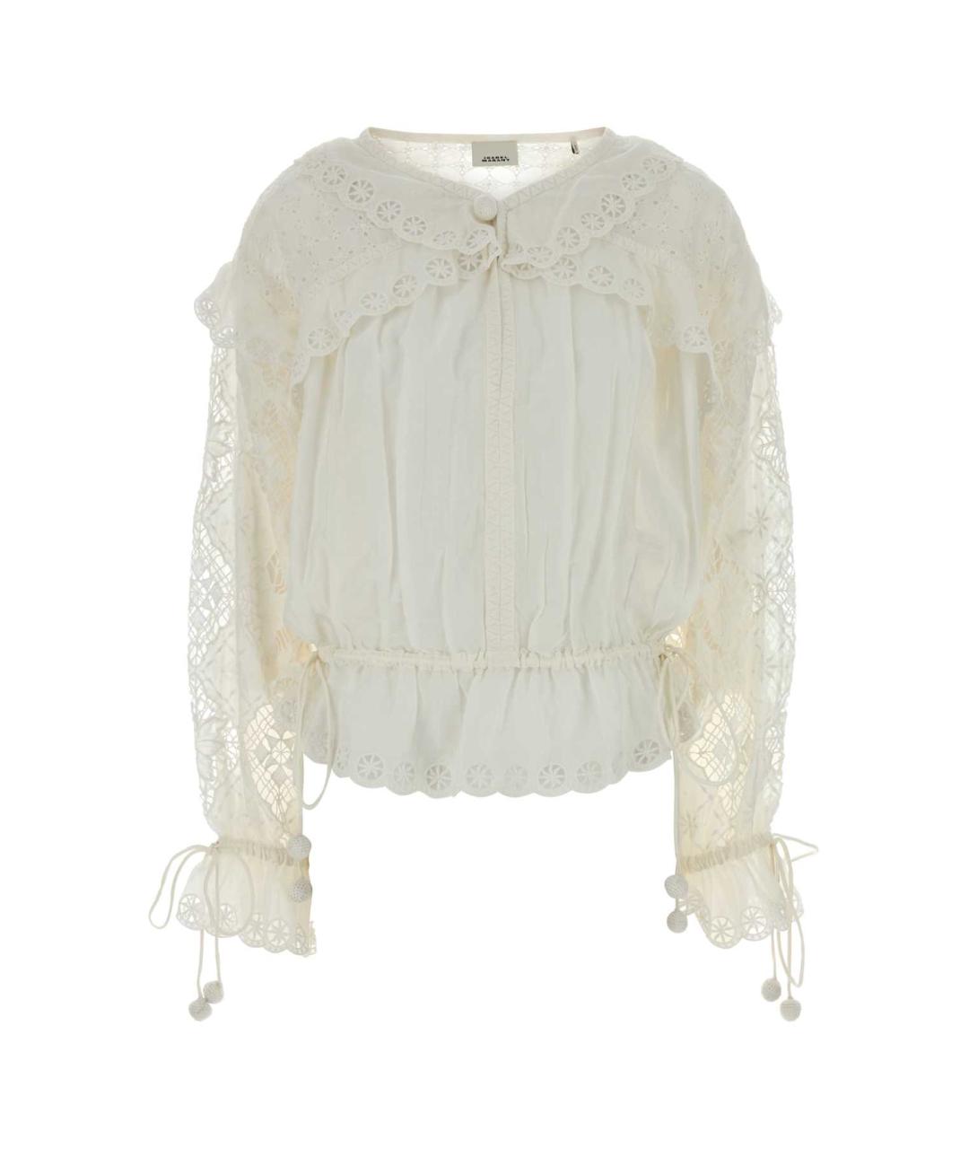 ISABEL MARANT Белая хлопковая блузы, фото 1