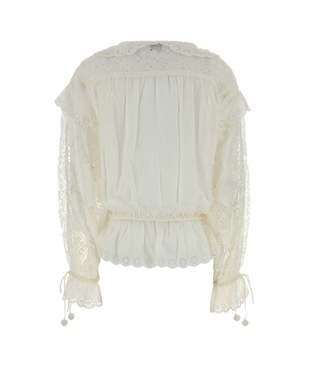 ISABEL MARANT Белая хлопковая блузы, фото 2