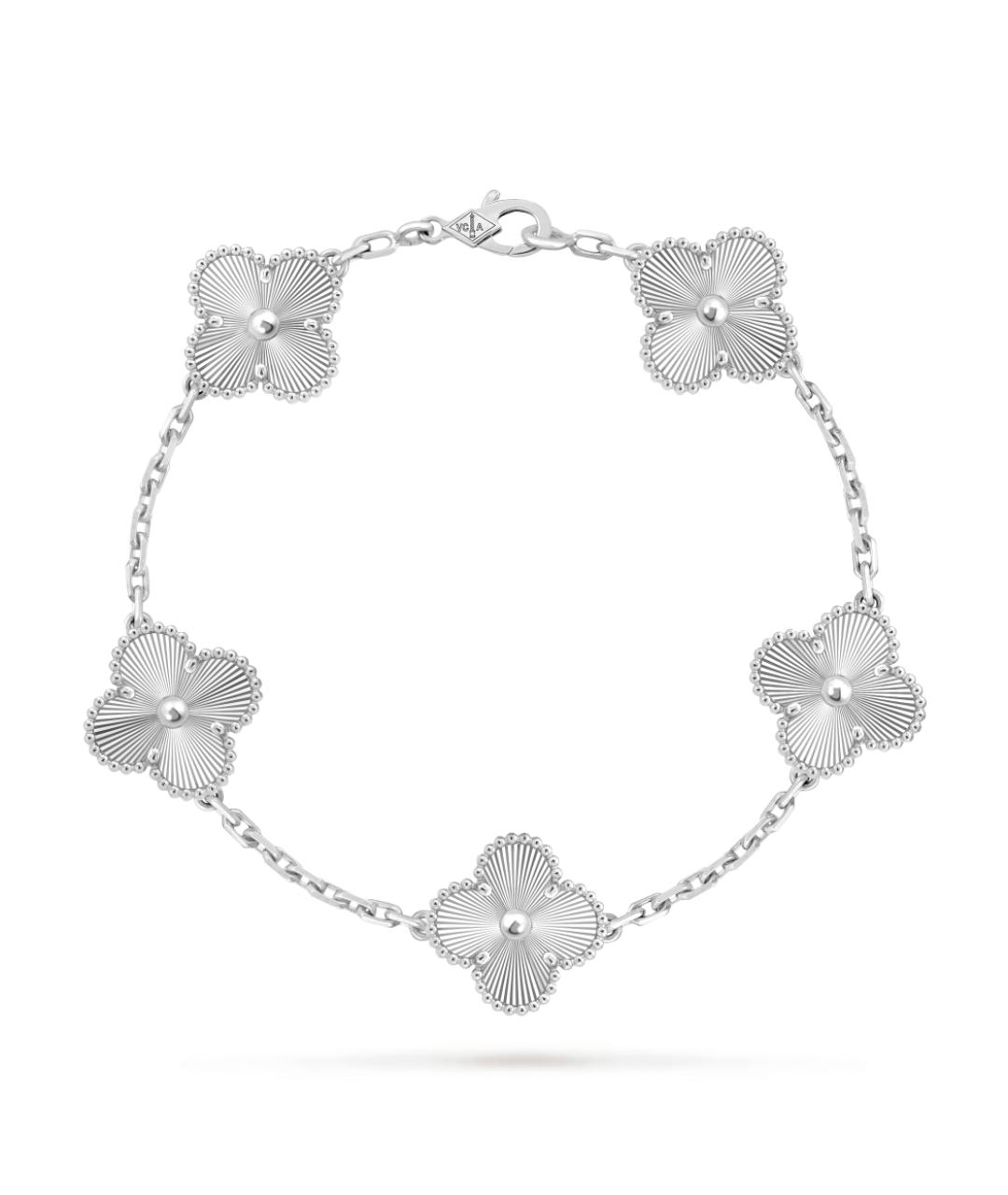 VAN CLEEF & ARPELS Серебрянный браслет из белого золота, фото 6