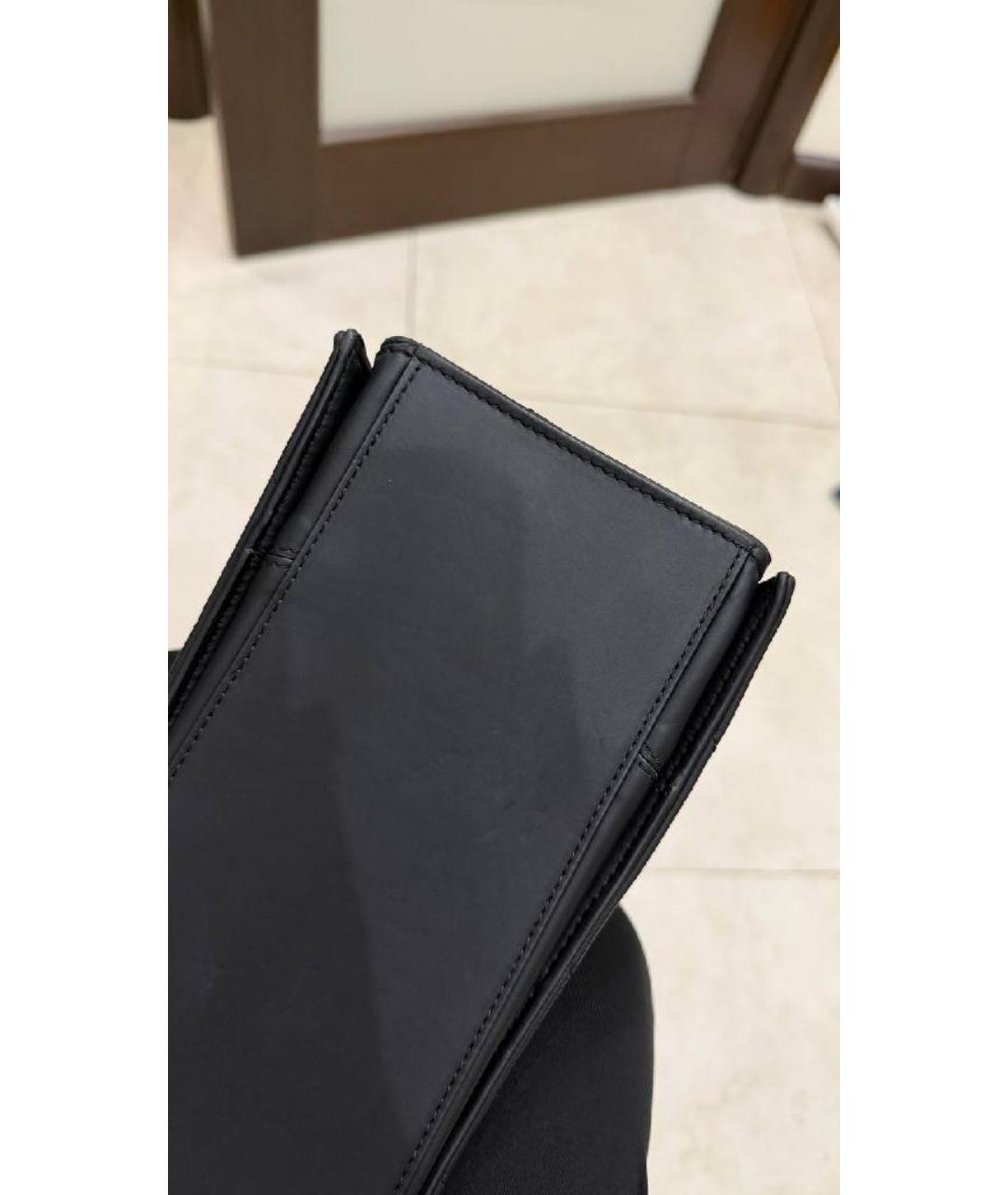 BALENCIAGA Черная кожаная сумка через плечо, фото 8