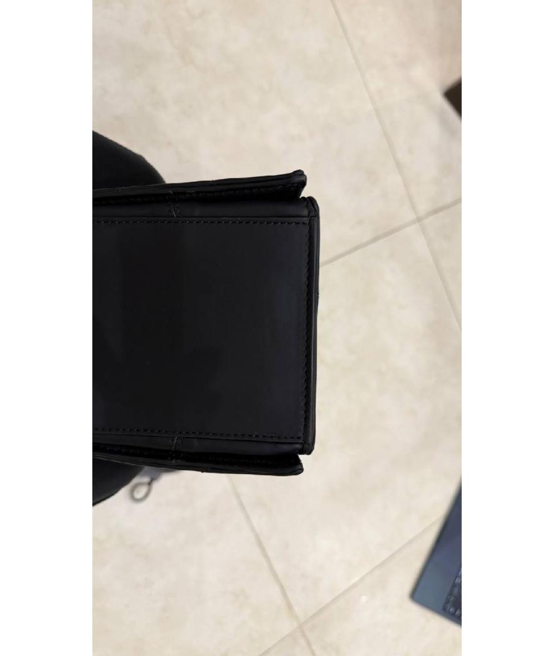 BALENCIAGA Черная кожаная сумка через плечо, фото 7