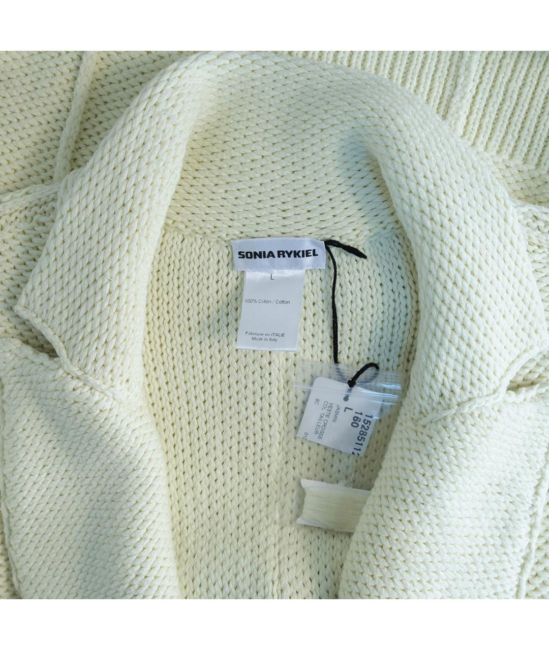 SONIA RYKIEL Желтый хлопковый жакет/пиджак, фото 3