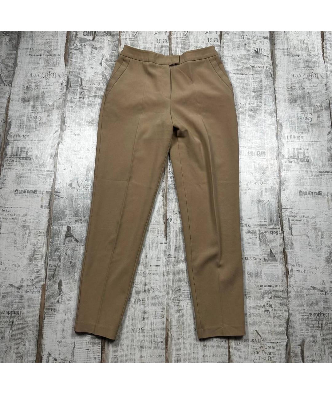 12 STOREEZ Бежевые полиэстеровые брюки узкие, фото 8