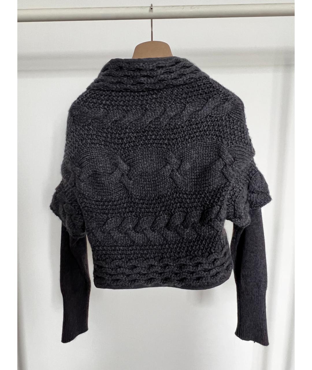 BRUNELLO CUCINELLI Серый кашемировый кардиган, фото 2