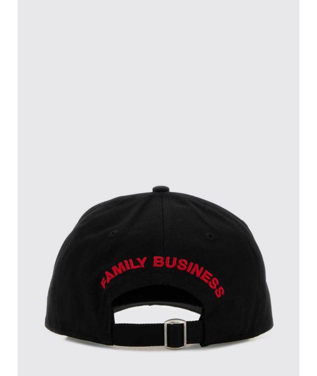 DSQUARED2 Черная хлопковая кепка/бейсболка, фото 2