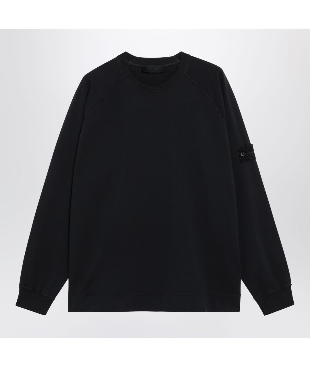 STONE ISLAND Синий хлопковый джемпер / свитер, фото 3