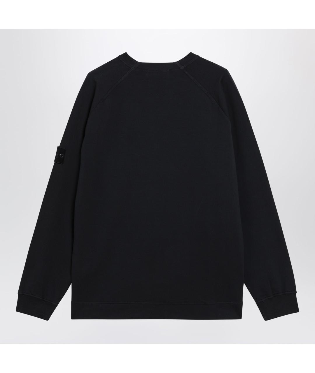 STONE ISLAND Синий хлопковый джемпер / свитер, фото 2