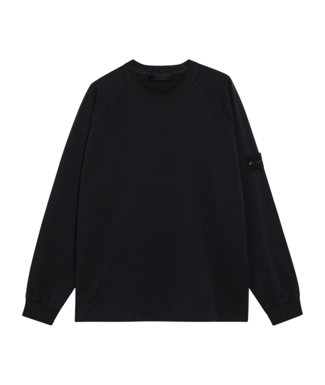 STONE ISLAND Синий хлопковый джемпер / свитер, фото 1