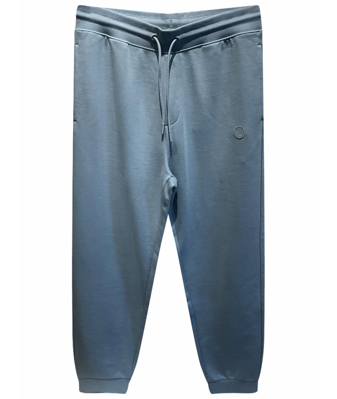 HUGO Голубые хлопковые повседневные брюки, фото 1