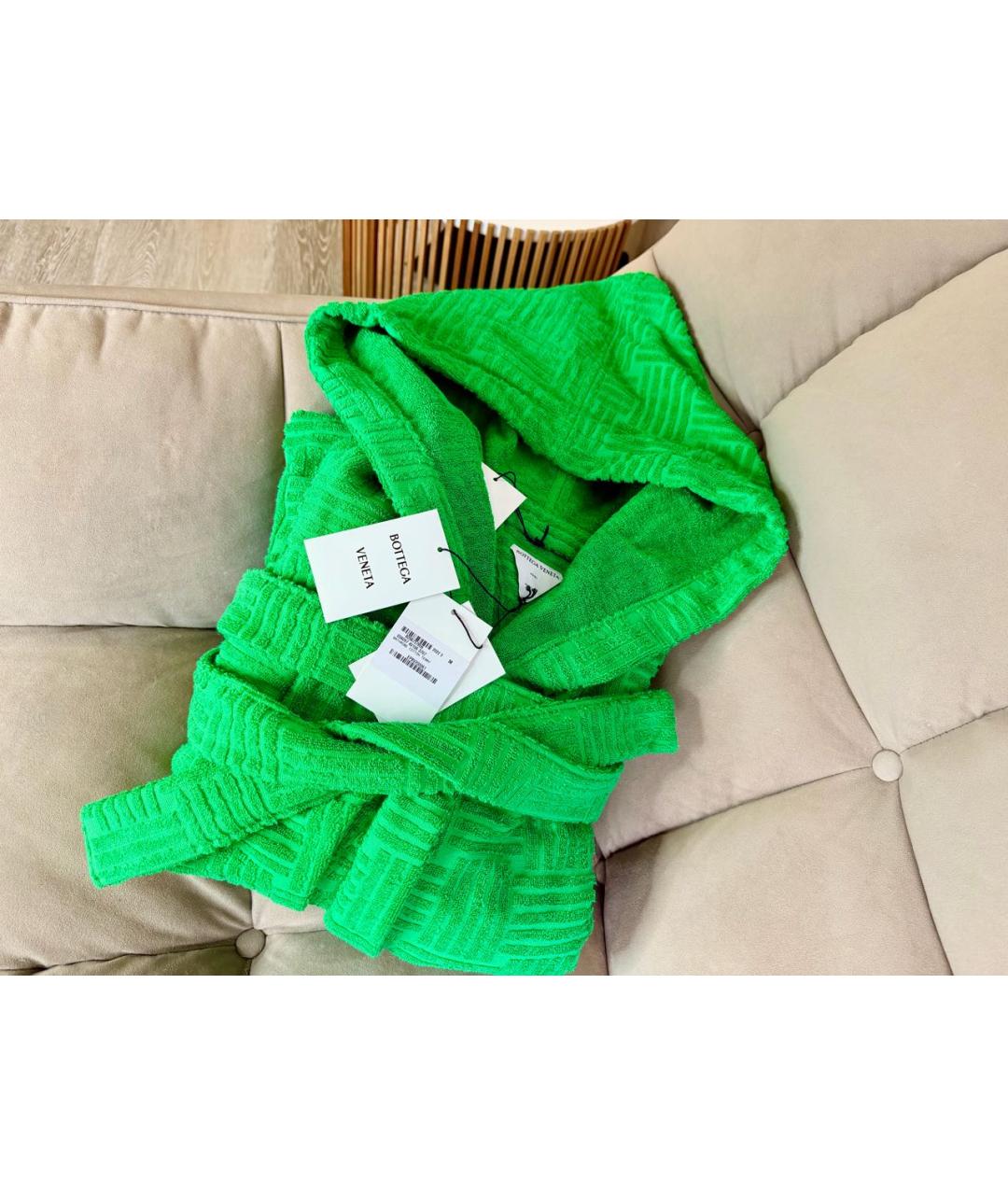 BOTTEGA VENETA Зеленый халаты, фото 6