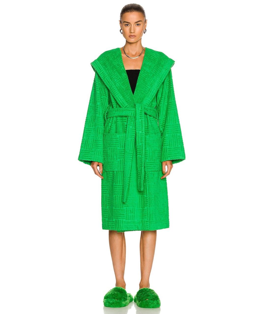 BOTTEGA VENETA Зеленый халаты, фото 5