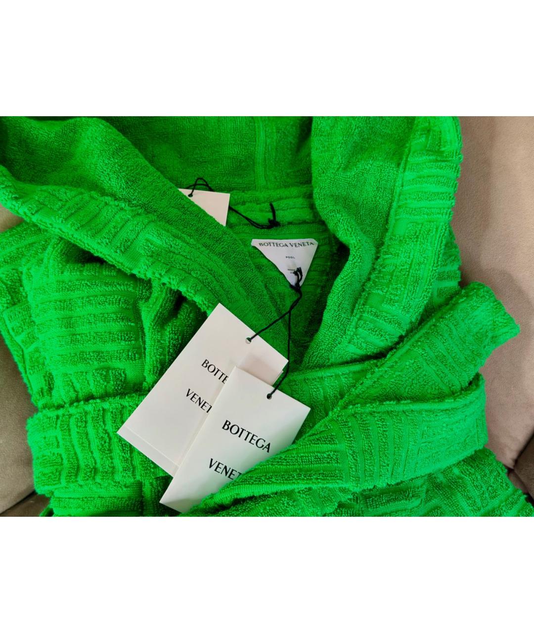 BOTTEGA VENETA Зеленый халаты, фото 7