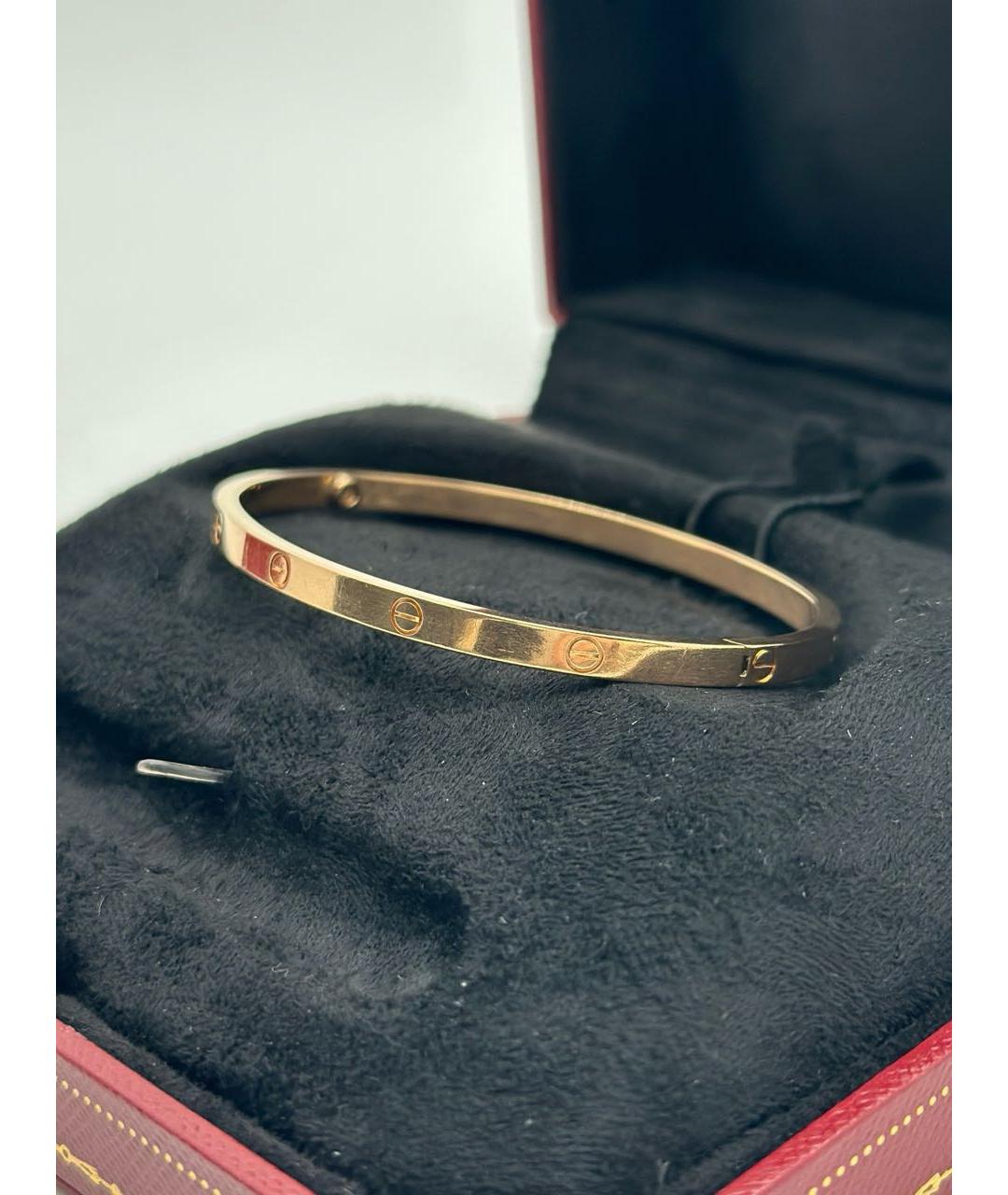 CARTIER Золотой браслет из розового золота, фото 3