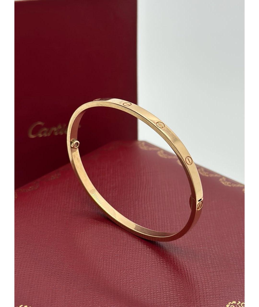 CARTIER Золотой браслет из розового золота, фото 5